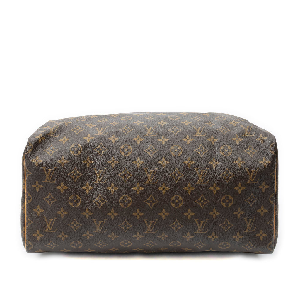 Handbag Speedy 40 Brown Monogram Canvas