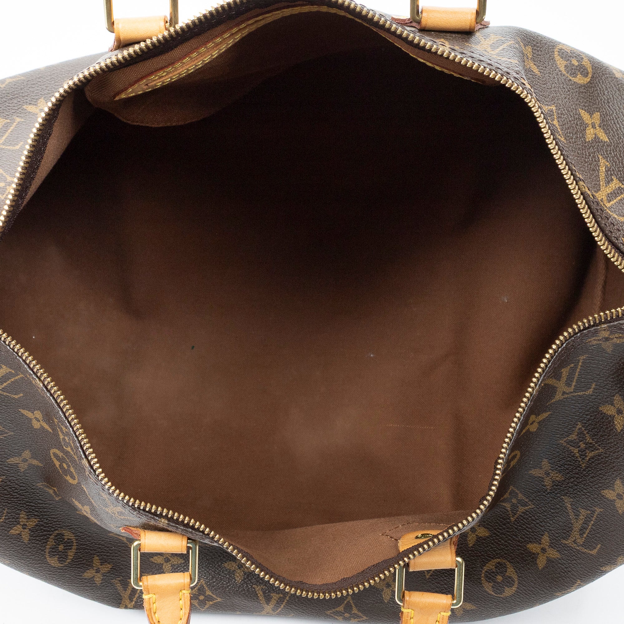 Handbag Speedy 40 Brown Monogram Canvas