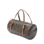 Shoulder Bag Papillon 26 Brown Monogram Canvas