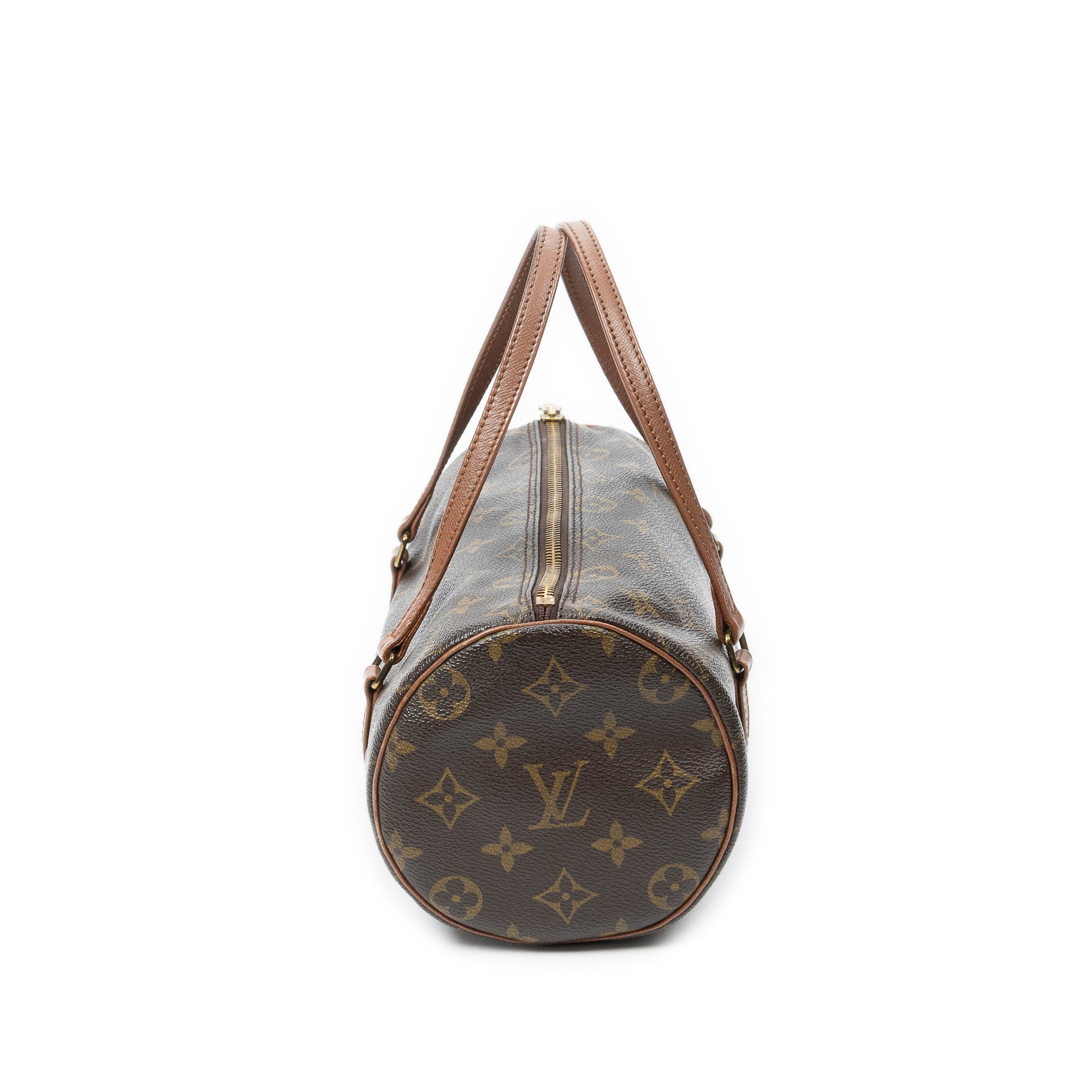Shoulder Bag Papillon 26 Brown Monogram Canvas