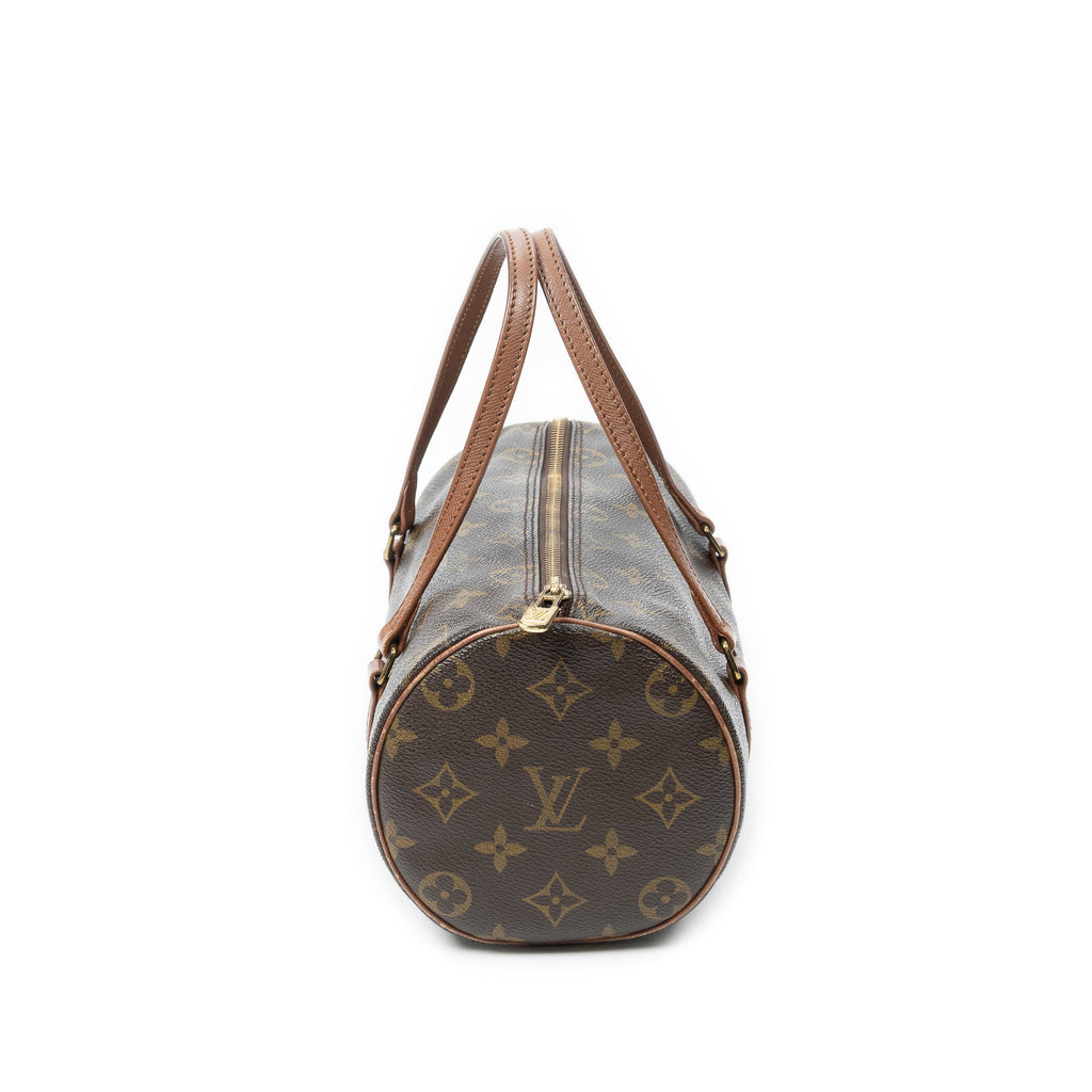 Shoulder Bag Papillon 26 Brown Monogram Canvas