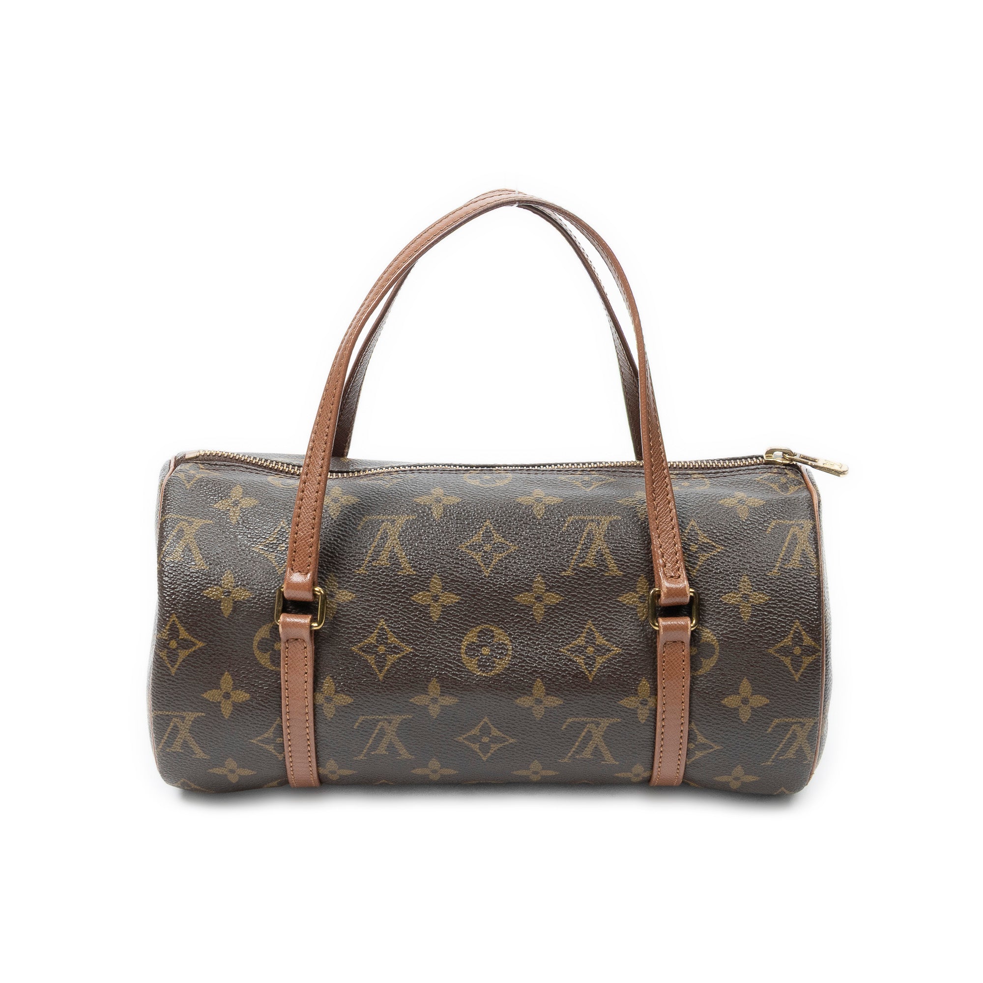 Shoulder Bag Papillon 26 Brown Monogram Canvas