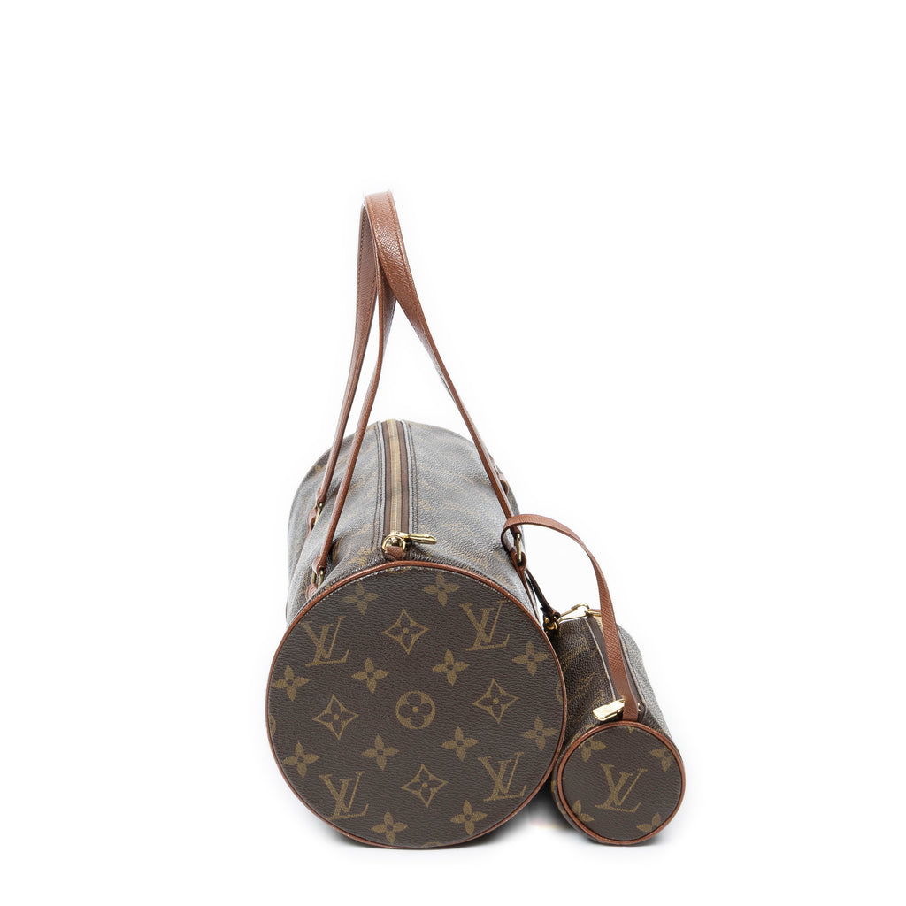 Shoulder Bag Papillon 30 Brown Monogram Canvas