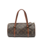Shoulder Bag Papillon 30 Brown Monogram Canvas