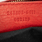Shoulder Bag Classic Hip Crossbody Red Distressed Leather