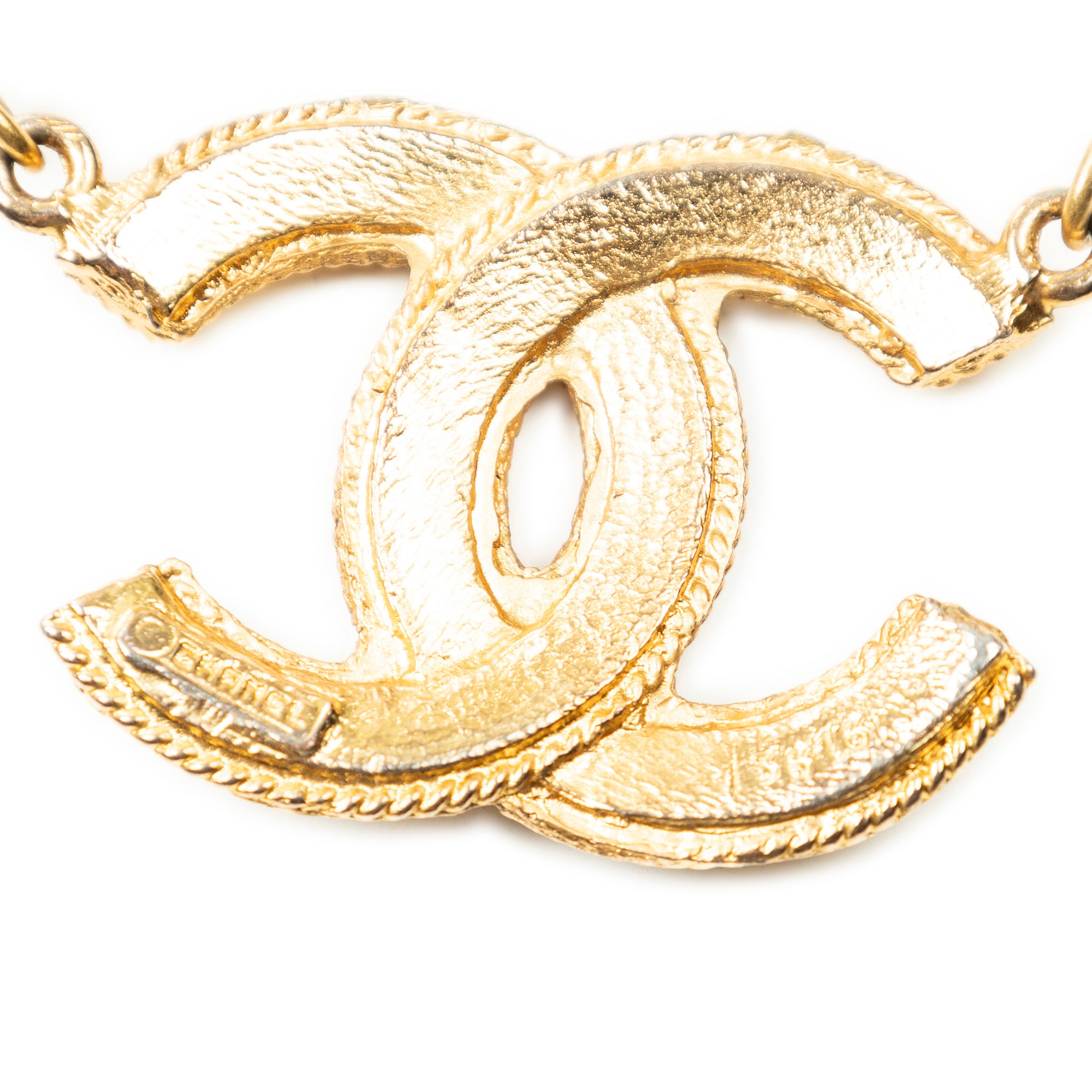 Necklace CC Pendant Chain Necklace Gold Gold Plated