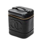Handbag Timeless Tall Vanity Case Black Caviar Leather