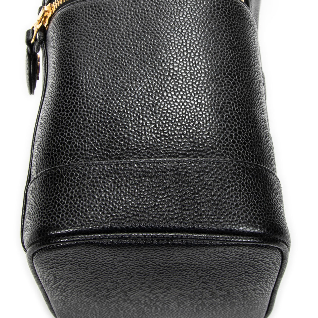 Handbag Timeless Tall Vanity Case Black Caviar Leather