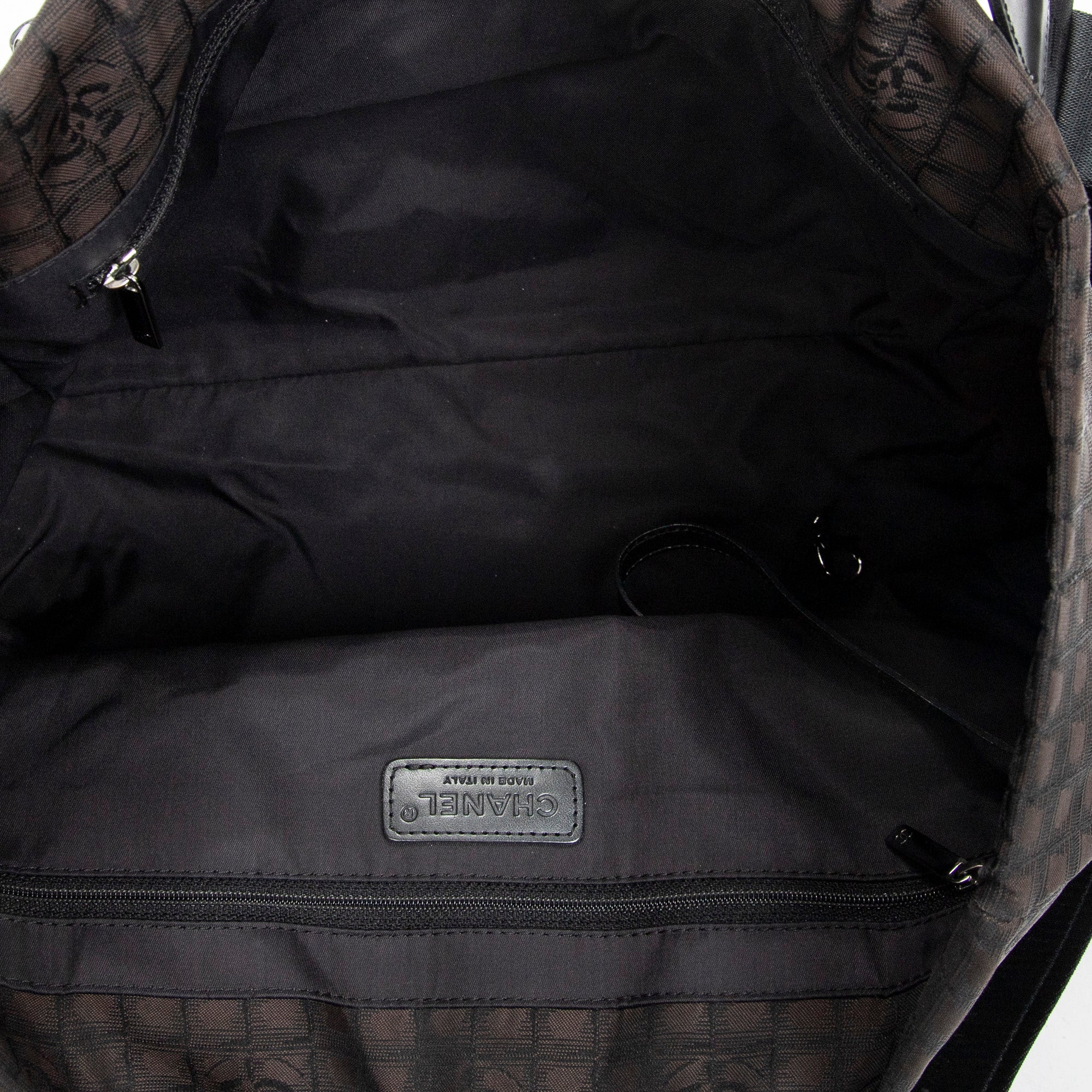 Shoulder Bag 2-Way New Travel Line Tote Dark Brown Travel Line Nylon Canvas