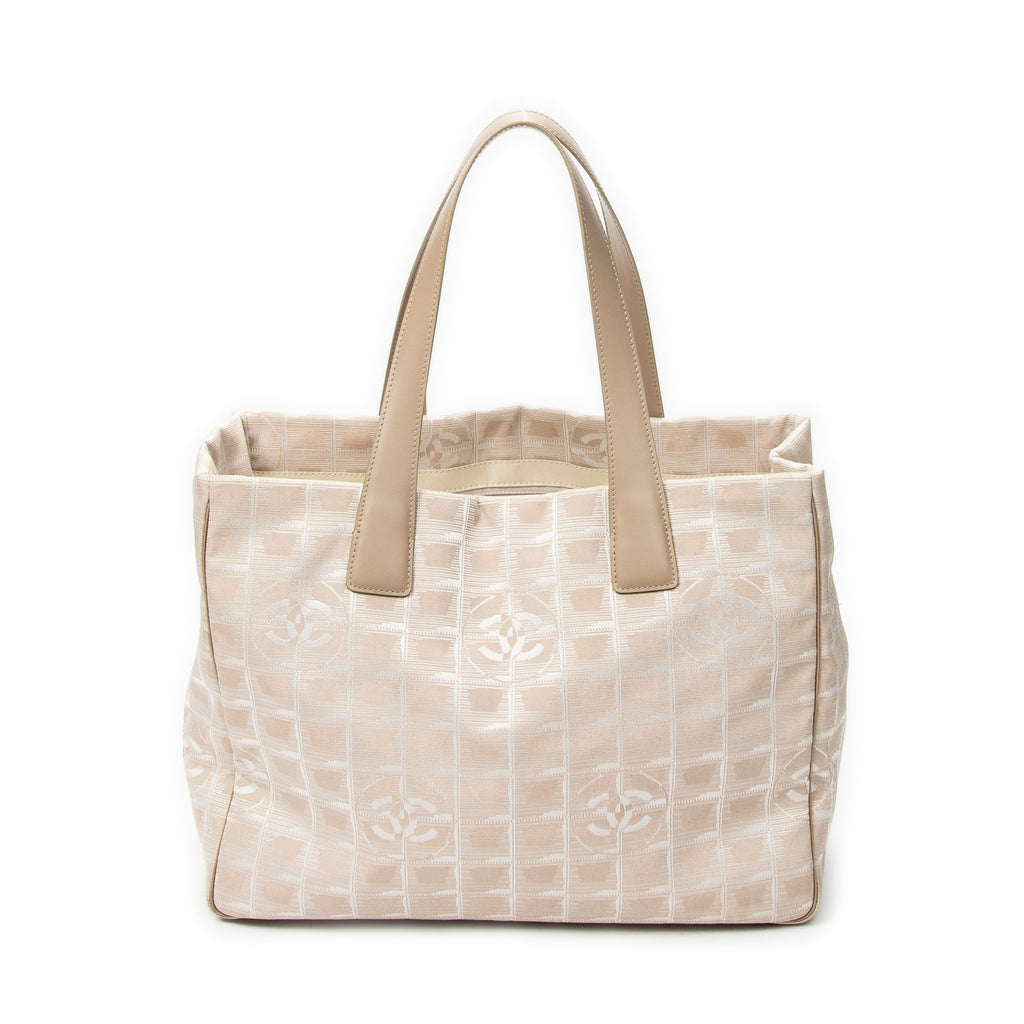 Shoulder Bag New Travel Line Tote Beige Travel Line Nylon Canvas