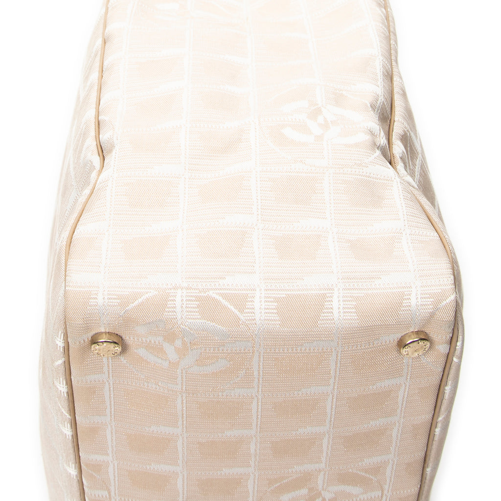 Shoulder Bag New Travel Line Tote Beige Travel Line Nylon Canvas