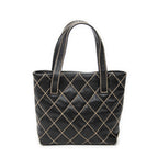 Shoulder Bag CC Wild Stitch Square Tote Black Wild Stitch Lambskin Leather
