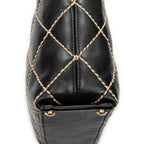 Shoulder Bag CC Wild Stitch Square Tote Black Wild Stitch Lambskin Leather