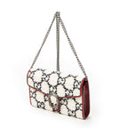 Shoulder Bag Dionysus Chain Wallet Ivory GG Tweed Canvas