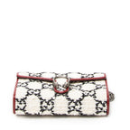 Shoulder Bag Dionysus Chain Wallet Ivory GG Tweed Canvas