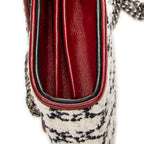 Shoulder Bag Dionysus Chain Wallet Ivory GG Tweed Canvas