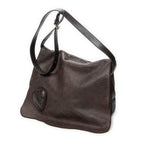 Shoulder Bag Large Tribeca Messenger Dark Brown Guccissima Leather