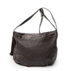 Shoulder Bag Large Tribeca Messenger Dark Brown Guccissima Leather