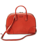 Shoulder Bag Medium Boston Red Diamante Leather