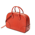 Shoulder Bag Medium Boston Red Diamante Leather