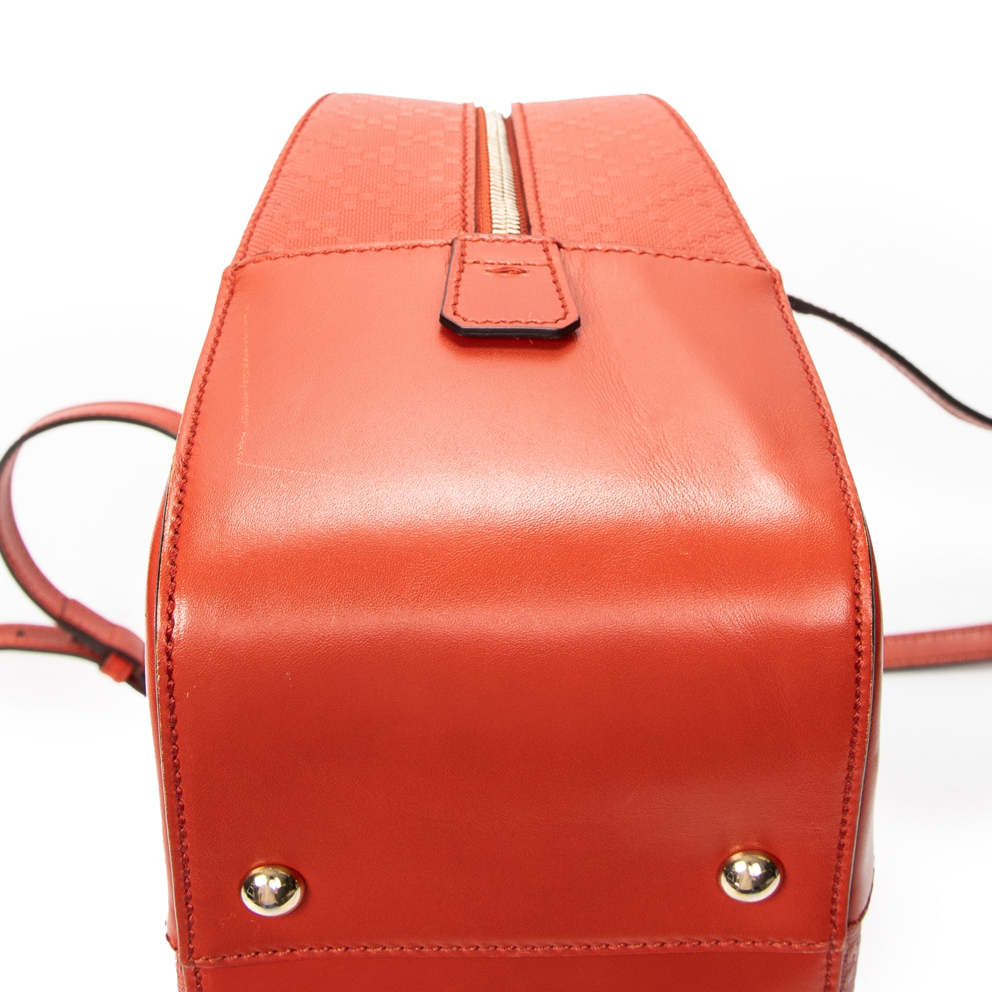 Shoulder Bag Medium Boston Red Diamante Leather