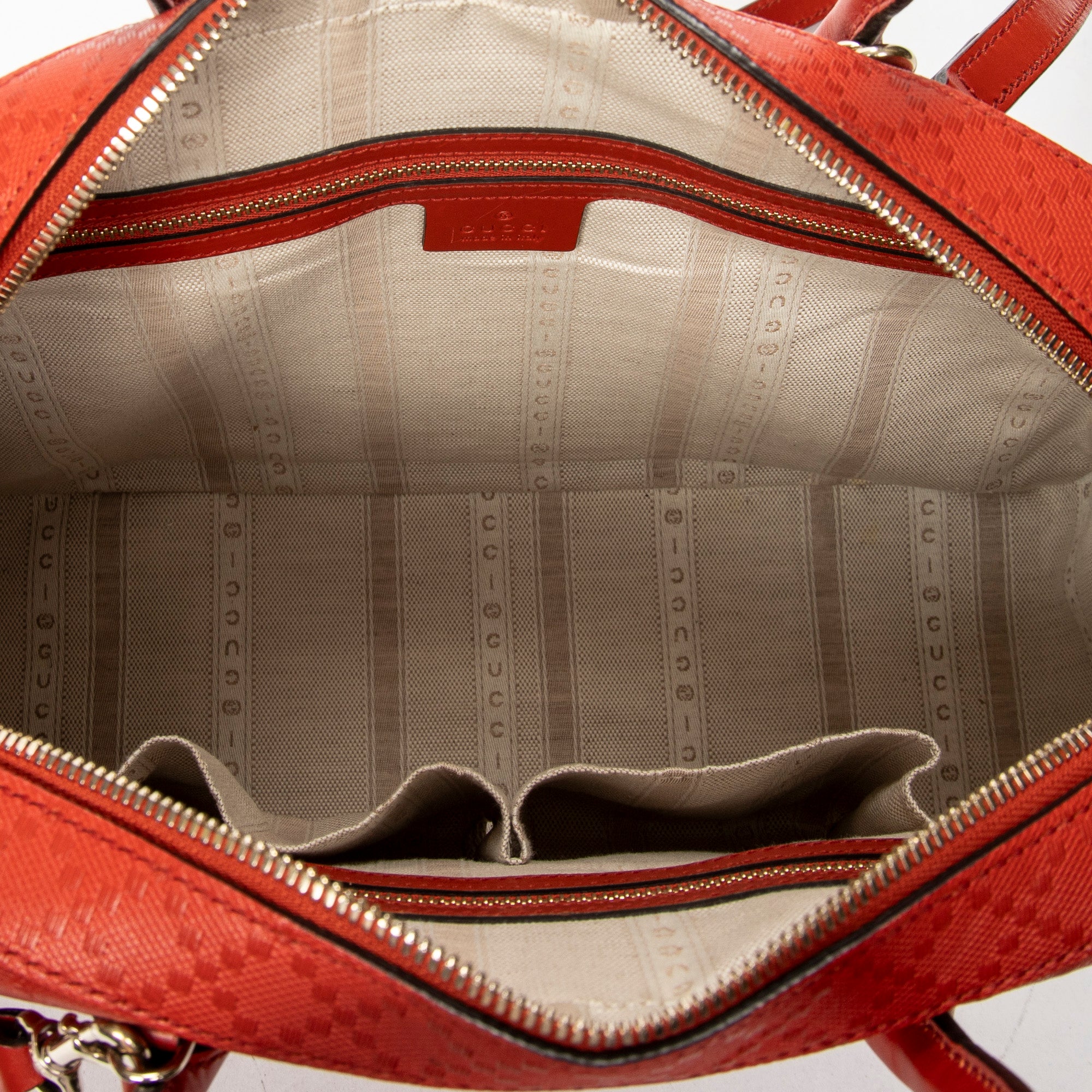 Shoulder Bag Medium Boston Red Diamante Leather