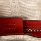 Shoulder Bag Medium Boston Red Diamante Leather