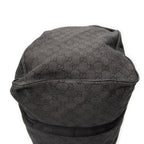 Travel Bag Large Duffle Black Monogrammed Denim Canvas