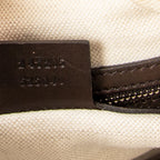 Shoulder Bag Medium Web Boston Beige Monogrammed Canvas
