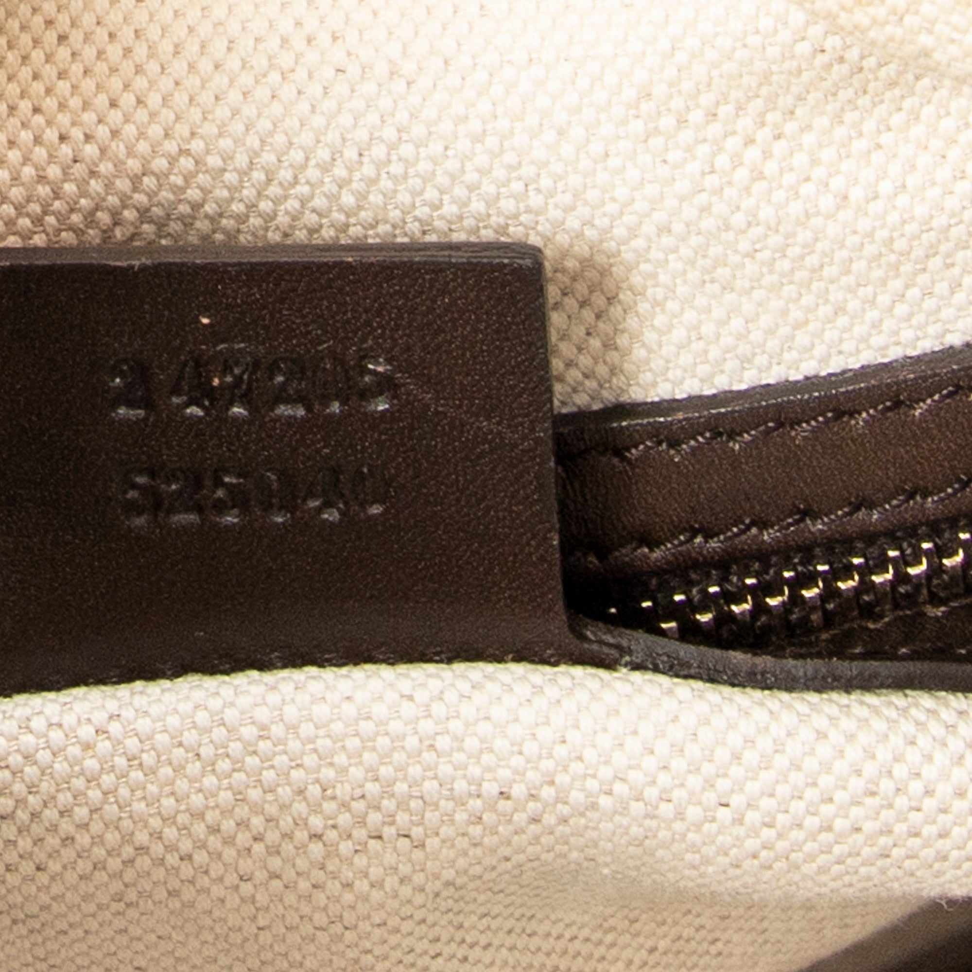 Shoulder Bag Medium Web Boston Beige Monogrammed Canvas