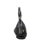 Shoulder Bag Web Accessories Pochette Black Monogrammed Canvas