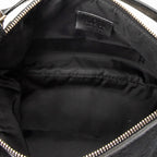 Shoulder Bag Web Accessories Pochette Black Monogrammed Canvas