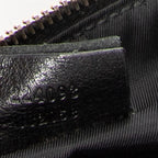 Shoulder Bag Web Accessories Pochette Black Monogrammed Canvas