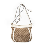 Shoulder Bag D Ring Messenger Beige Monogrammed Canvas