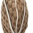 Shoulder Bag D Ring Messenger Beige Monogrammed Canvas