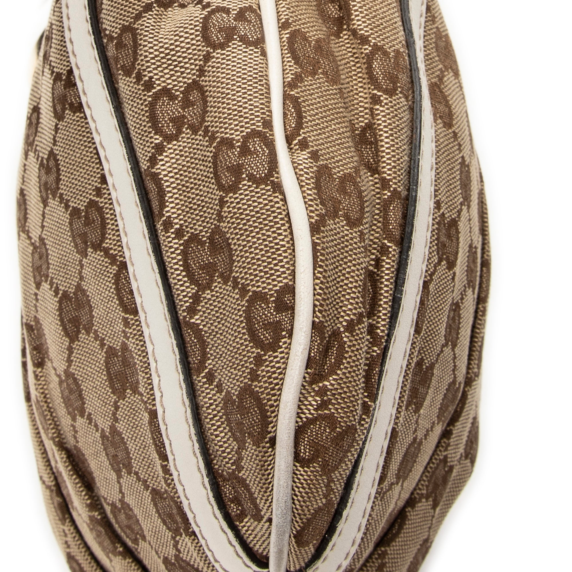 Shoulder Bag D Ring Messenger Beige Monogrammed Canvas