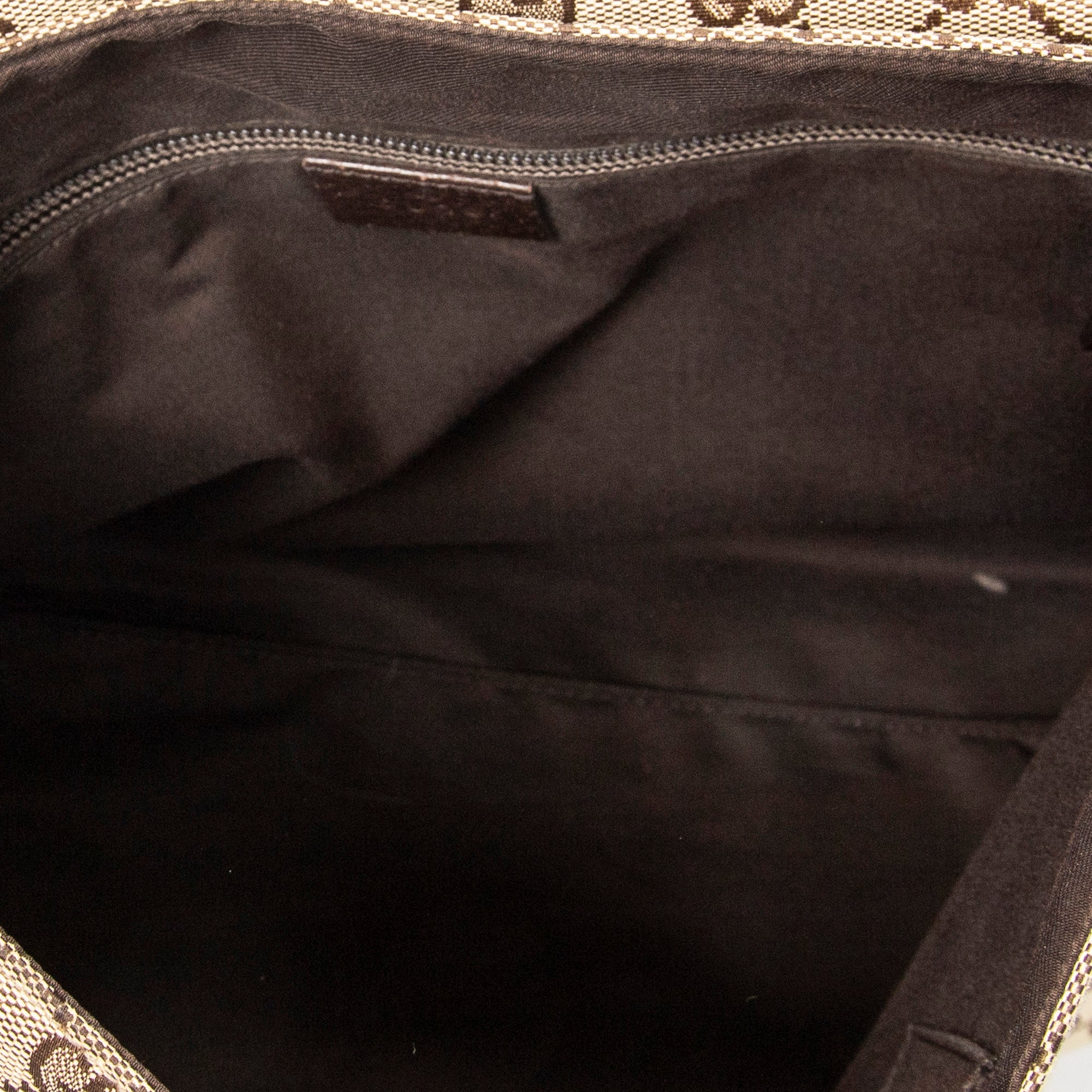 Shoulder Bag Flap Messenger Beige Monogrammed Canvas