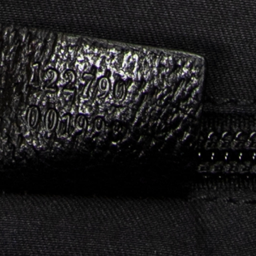 Shoulder Bag Round Zip Messenger Black Monogrammed Canvas