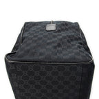 Travel Bag Web Carry On Duffle Bag Black Monogrammed Canvas