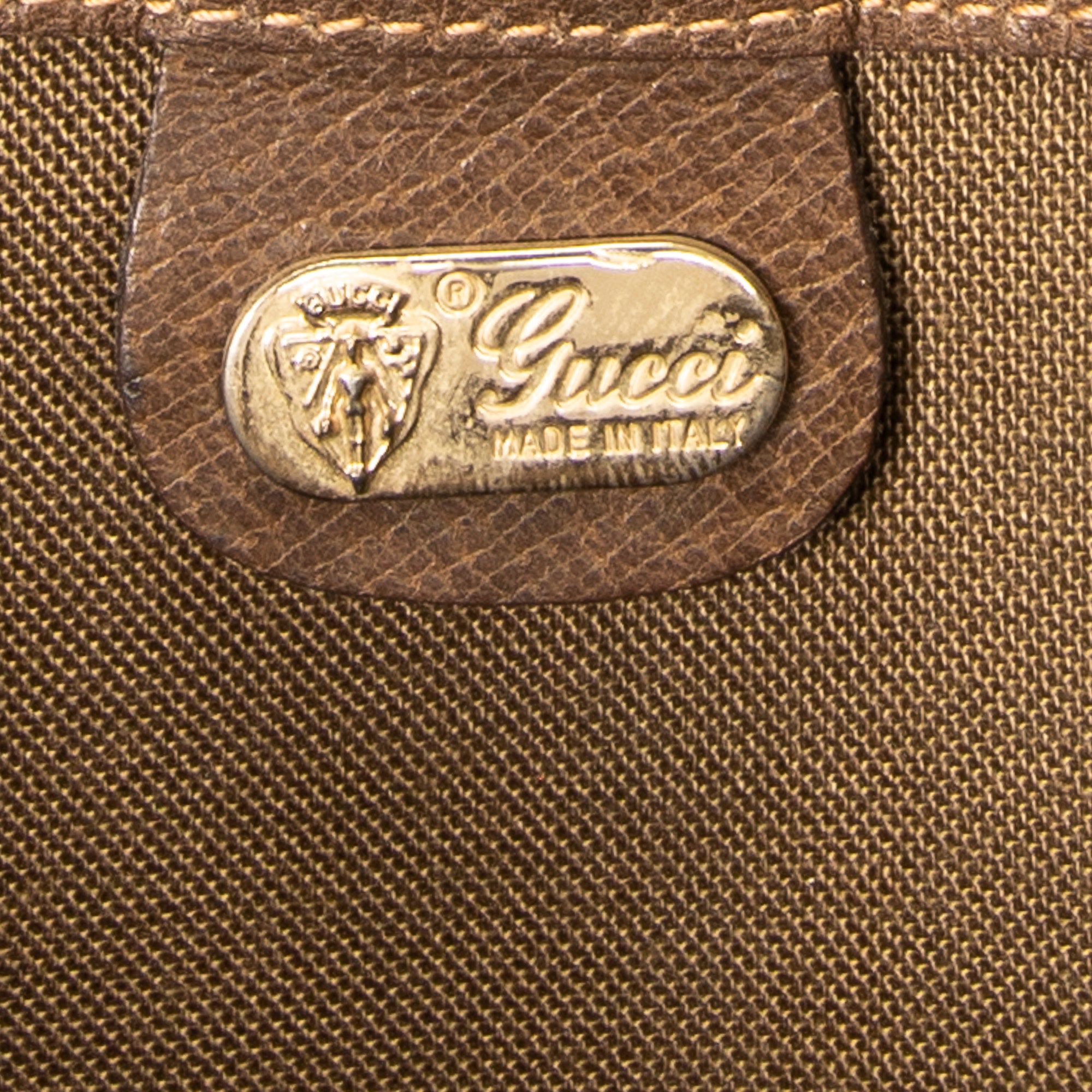 Shoulder Bag Vintage Web Vertical Tote Beige Supreme Coated Canvas