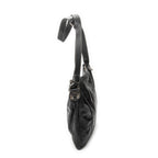 Shoulder Bag Hysteria Crossbody Black Grained Calfskin Leather