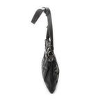 Shoulder Bag Hysteria Crossbody Black Grained Calfskin Leather