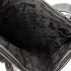 Shoulder Bag Hysteria Crossbody Black Grained Calfskin Leather