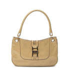 Shoulder Bag Vintage Jackie Beige Smooth Calfskin Leather