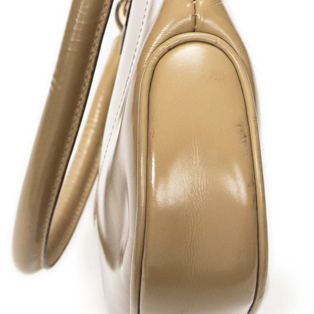Shoulder Bag Vintage Jackie Beige Smooth Calfskin Leather