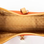 Shoulder Bag Small Bardot Tote Orange Suede Leather