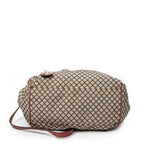 Shoulder Bag Medium Sukey Boston Beige Diamante Canvas