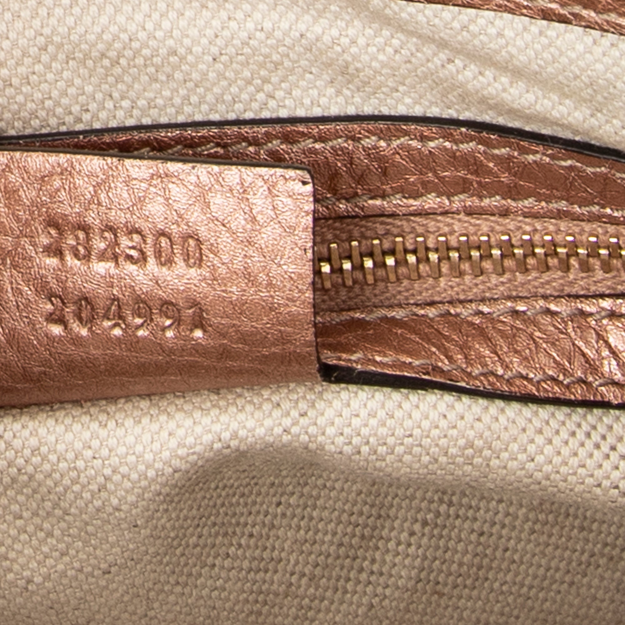 Shoulder Bag Bella Bamboo Tote Pink Grained Calfskin Leather