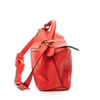 Shoulder Bag Medium Puzzle Bag Red Grained Calfskin Leather