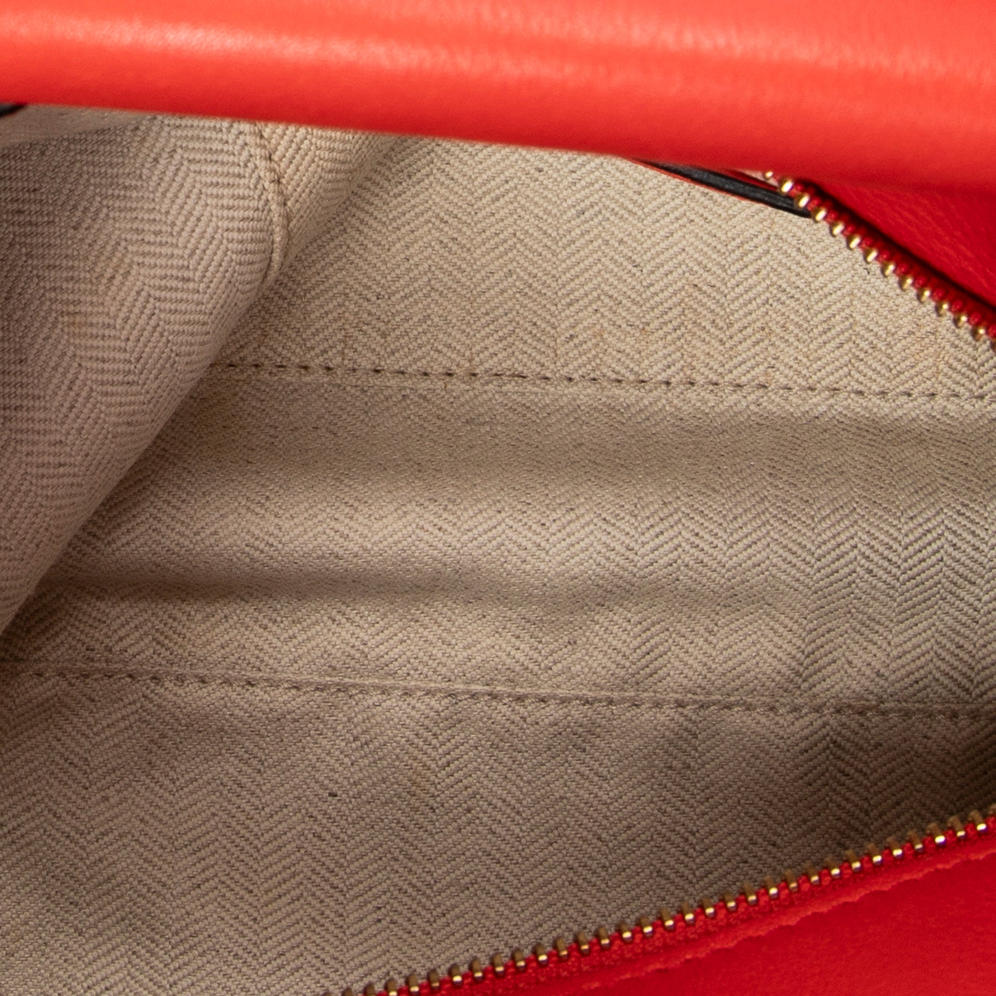 Shoulder Bag Medium Puzzle Bag Red Grained Calfskin Leather